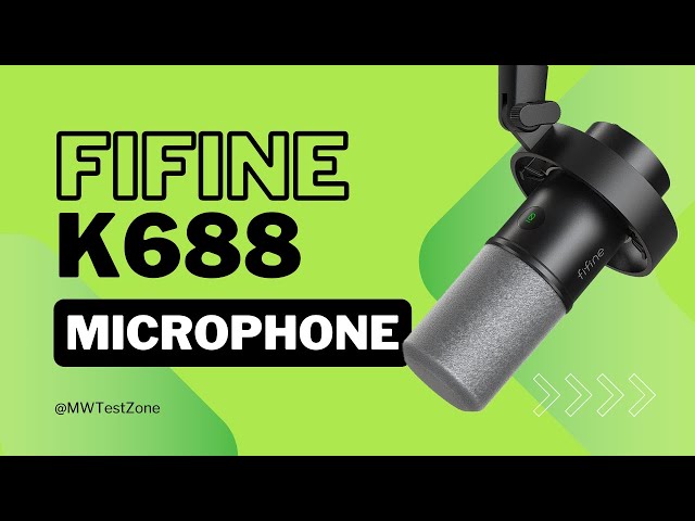 Fifine K688 XLR/USB Podcast Microphone Review