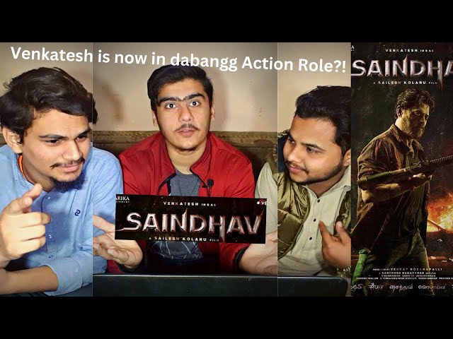 Glimpse Of SAINDHAV #teaserreaction ! (hindi)|Venkatesh Daggubati |Sailesh Kolanu|Santhosh Narayanan