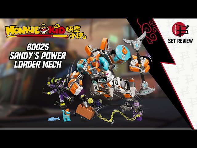 LEGO Monkie Kid 80025 Sandy’s Power Loader Mech Review (2021)