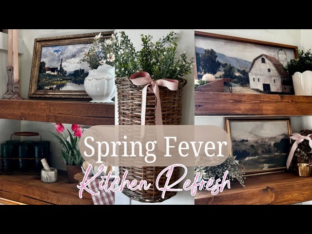 Kitchen Refresh | Spring Fever | Shop my fave boutique | Decorate with me 🌷💕 Bye Winter Blues 👋