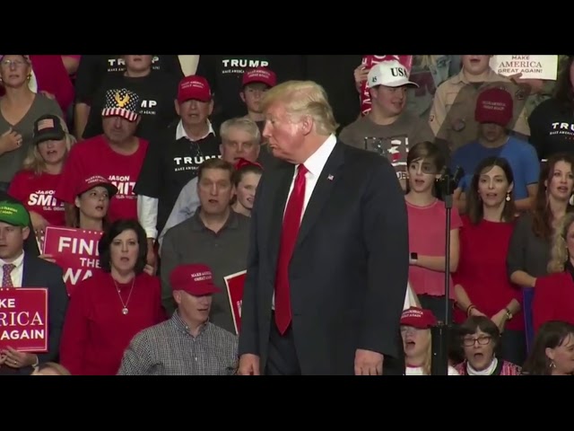 Special Moment of TOTAL Unity at Pres Trump's last MAGA Rally for the 2018