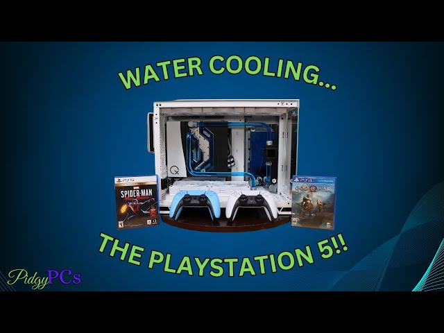 Water Cooled PS5 Build!! Lets Make This Console Quieter And Run Cooler!!