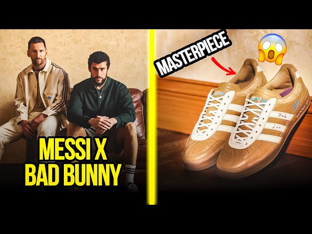 MESSI x BAD BUNNY Launch Iconic Adidas F50 & Gazelle Boots! ⚽🔥