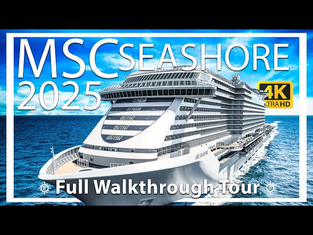 Msc Seashore | Full Walkthrough Tour | All Public Areas and Yacht Club | 4K Ultra