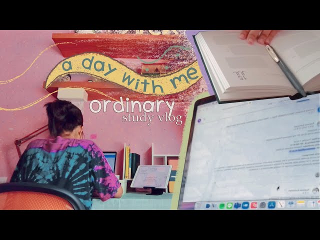 🦙a day in my life ((study vlog, online class💤))//avc vet student [thai cc]