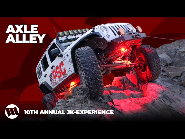 Winching Up a Wall on Axle Alley Florence Junction Arizona with the Nitto Jeep Dirt Experience JKX