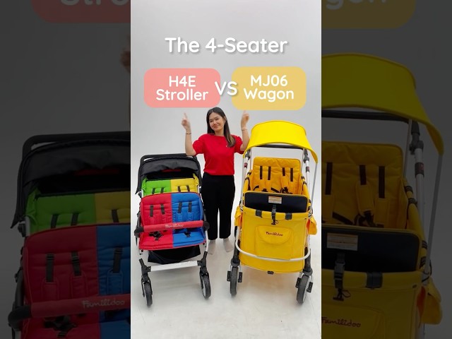 The 4 Seater H4E Stroller VS MJ06 Wagon! Which is better?