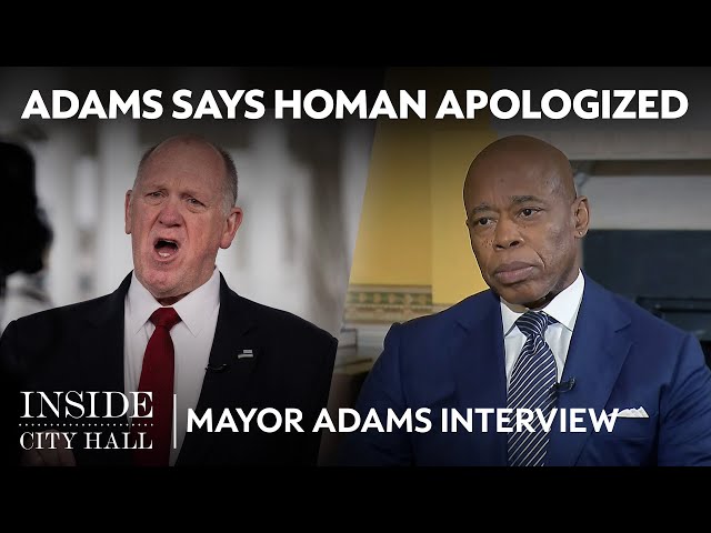 Mayor Adams: Trump’s border czar apologized after notorious Fox interview | NY1 Interview