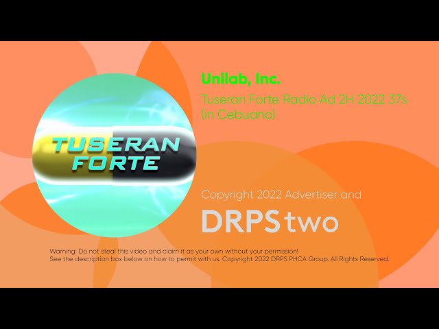 Tuseran Forte Radio Ad 2H 2022 37s (in Cebuano)