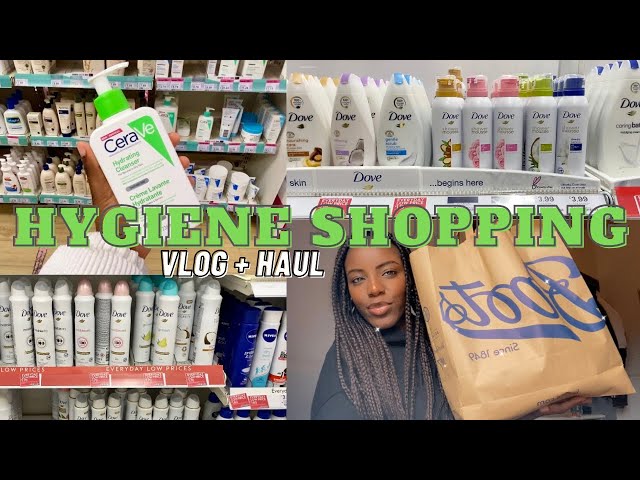 COME HYGIENE SHOPPING WITH ME | SELF CARE | Superdrug, Boots, Poundland | Haul + Vlog