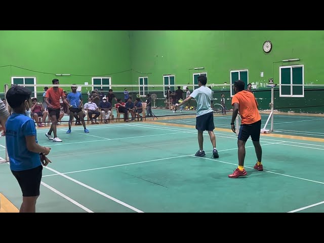 GUNTUR TOWN BADMINTON TOURNAMENT ||MD SEMIFINALS ||SIDDARTHA&JAYANTH vs ABBAS & SAI