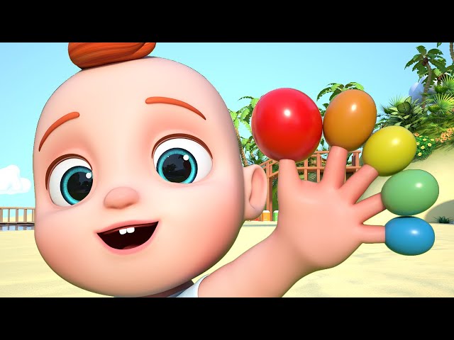 Finger Family Song | Learn Colors | Nursery Rhymes & Kids Songs | GoBooBoo