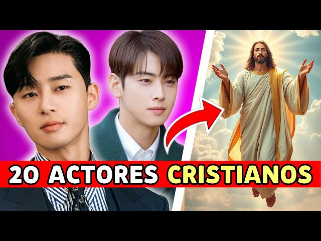 20 ACTORES COREANOS CRISTIANOS que vivieron MILAGROS EXTRAORDINARIOS