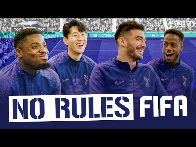 Heung-Min Son & Serge Aurier v Paulo Gazzaniga & Ryan Sessegnon | NO RULES FIFA