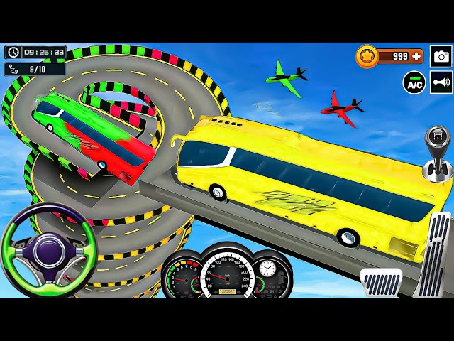 😱High Speed Ramp Bus Jumps Game 3D 🚌 - Extreme Ramp Bus Challenge🤠 - Android Gameplay💥 #cargames 4