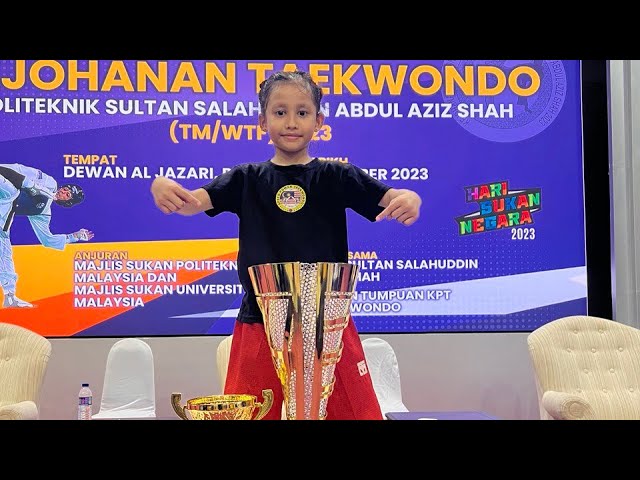 GOLD INDIVIDUAL & MIXED PAIR Politeknik Sultan Salahuddin Abdul Aziz Shah Taekwondo Championship