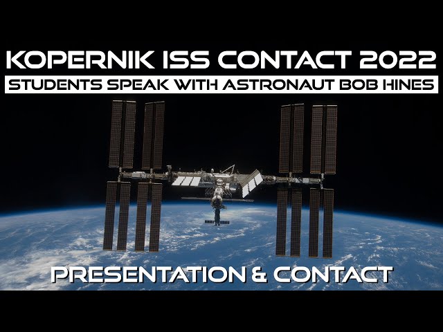 International Space Station Contact with Bob Hines | Full Presentation & Contact | ARISS