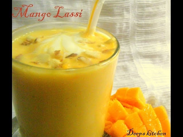 Mango Lassi (Mango Yogurt Smoothie) Recipe