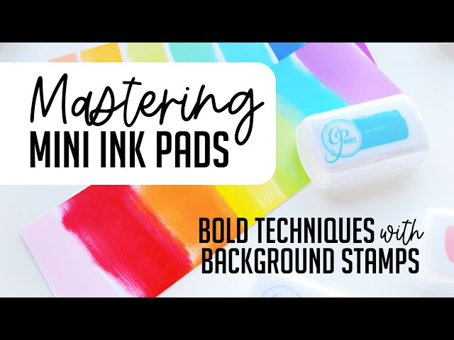 Mastering Minis: Bold Techniques with Background Stamps