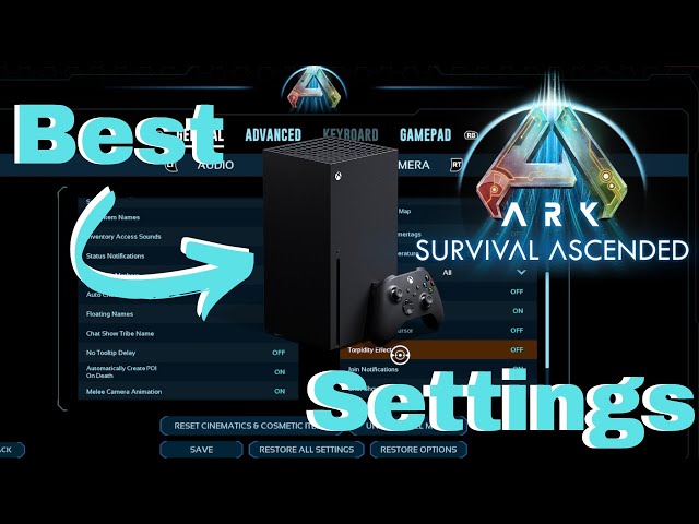 Best Controller Settings For Ark Survival Ascended On Xbox Console (INI Console Settings)