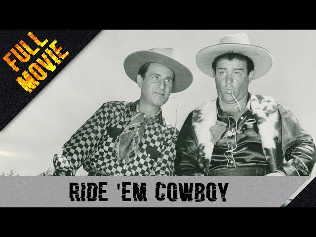 Ride 'Em Cowboy | English Full Movie | Western Comedy Drama