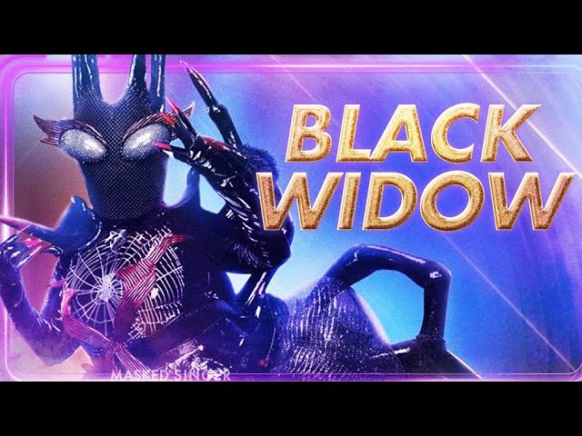 The Masked Singer Black Widow All Performances and Reveal | Season 2