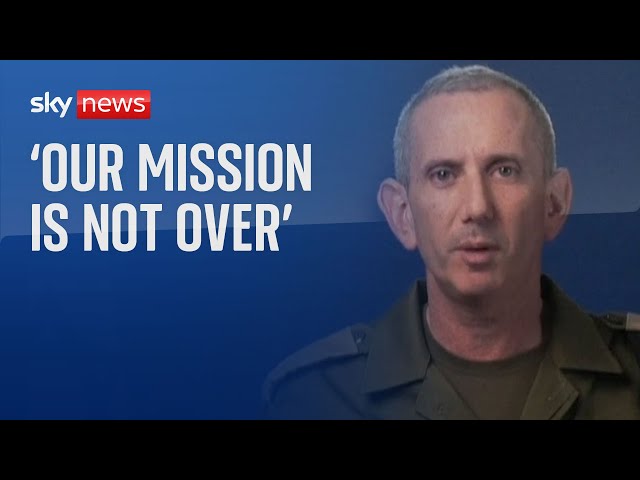 'Our mission is not over until every Israeli hostage comes home'