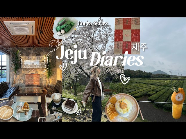 Korea Series | Jeju Diaries 제주 | Jeju aesthetics coffee shops in 72 hours ☕️ 🍊