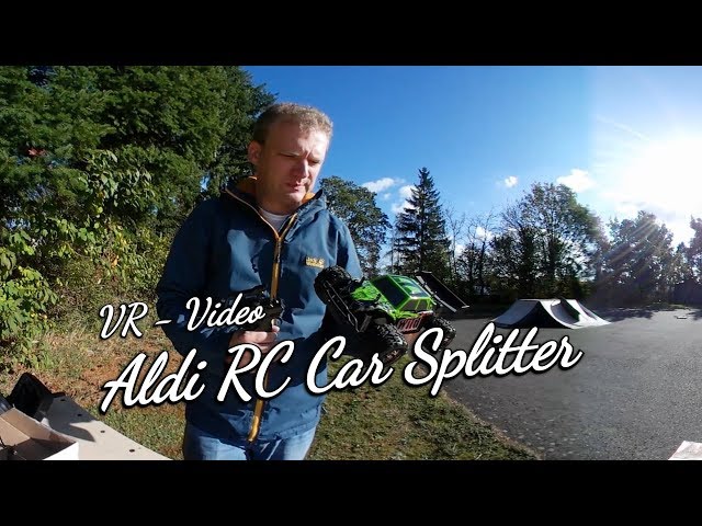 Aldi / RC Car / Splitter / Unboxing / Test / 2,4 Ghz / VR Video /#gear360