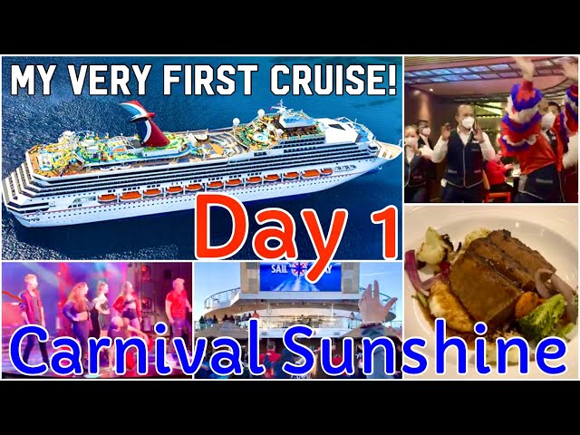 Carnival Sunshine | Day 1 | Charleston, SC | Spa Tour | Sail Away Party | Welcome Aboard Show