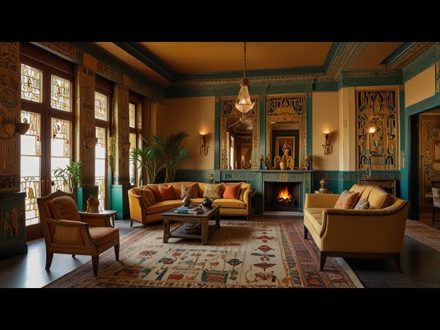 Egyptian Revival Interior Design Ideas, Timeless Elegance Inspired by Antiquity