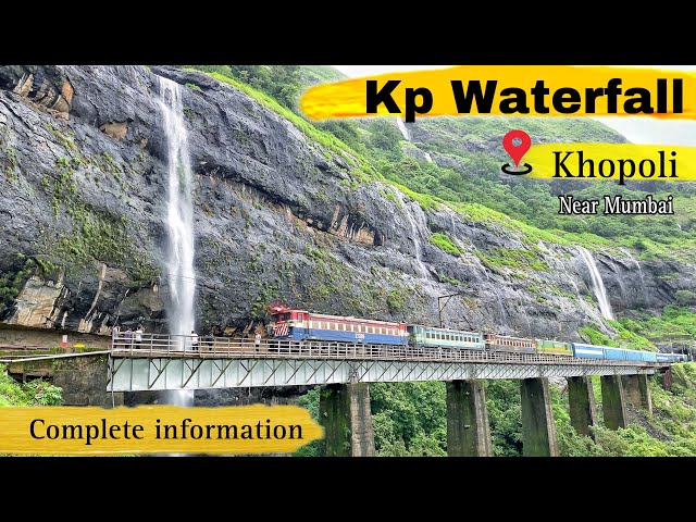 KP Waterfall Khopoli |  Complete Guided | Karjat Lonavla Railway Tunnel | Near Mumbai 📍