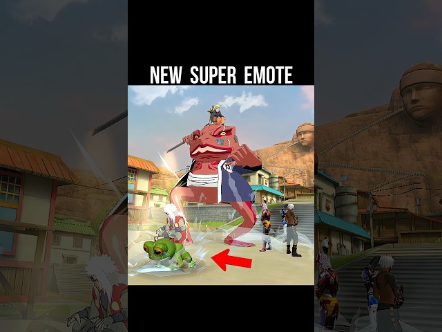 New Super Emote 🔥 Gamabunta Summoning Emote | Super Emote In Free Fire #freefire #srikantaff