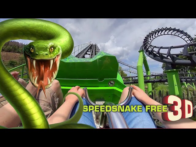 3D VR Roller Coaster VR180 5K | SPEEDSNAKE FREE Fort Fun crazy onride POV