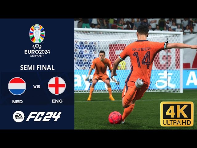 FC 24 - NETHERLANDS VS ENGLAND | SEMI FINAL | EUFA EURO 2024 [4K]