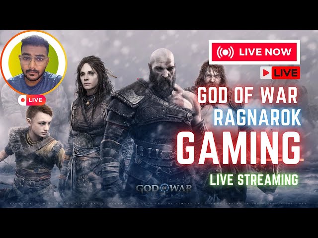 War of the Gods Begins! God of War Ragnarök Live Gameplay! Live 🔴 with Shubham - Day 1