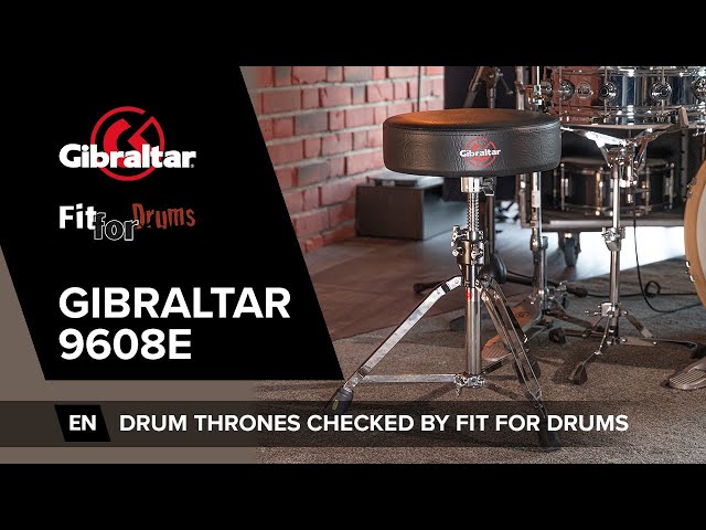 Gibraltar 9608E Drum Throne checked by FIT FOR DRUMS (ENG)