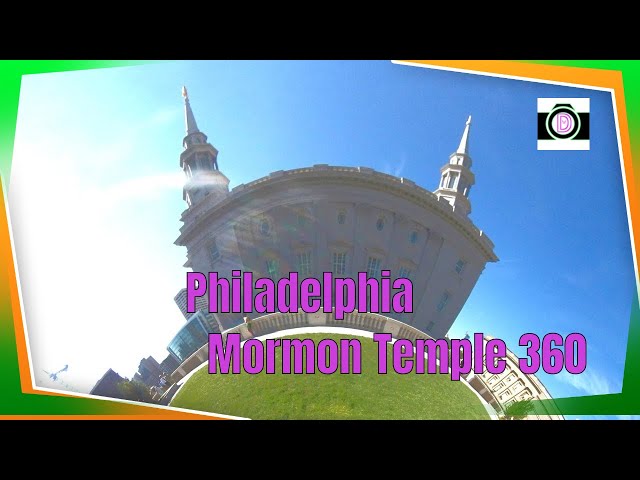 Mormon temple Philadelphia time lapse in 360