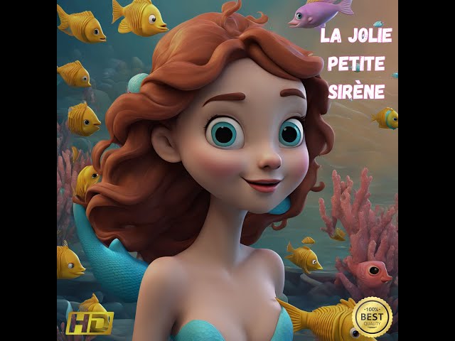 La jolie petite sirène 🎵 Chanson pour enfants  - chanson française pour enfants