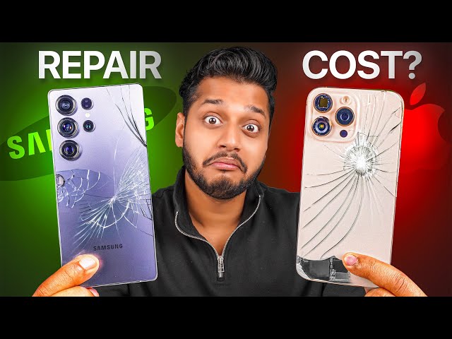 Samsung Galaxy S25 Ultra VS iPhone 16 Pro Max : Repairing Comparison