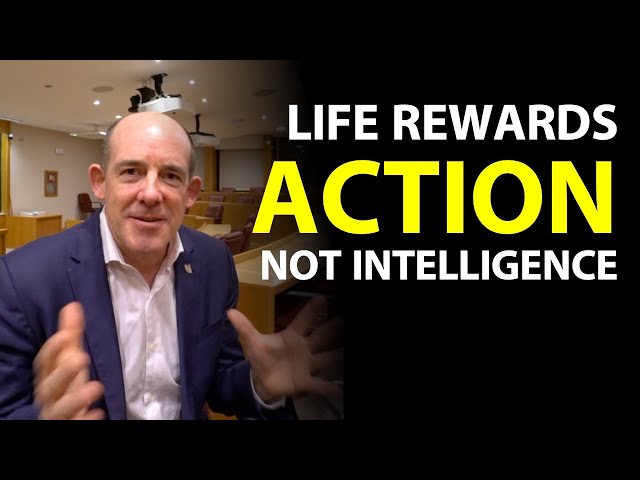 Life rewards Action, not Intelligence  | Conor Neill | Leadership