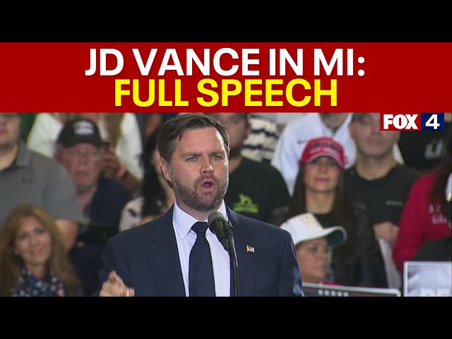 JD Vance rally in Michigan: FULL SPEECH