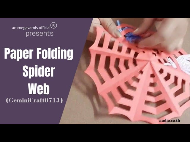 🔴#BangkokUpdatesOnline class | SPIDER web paper artwork(Halloween project grade 2) #bangkokthailand