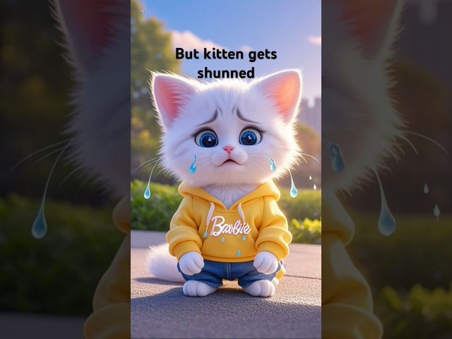 Sad kitten wants to go to school 🥺🥺 #cute #funny #cats #story