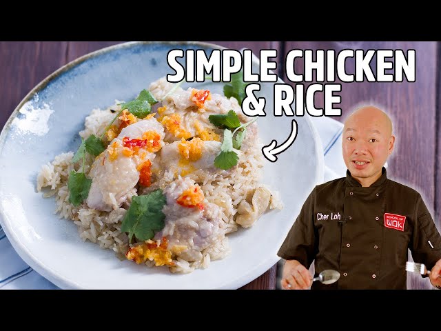 A Quicker Way to Make Hainanese Chicken Rice!