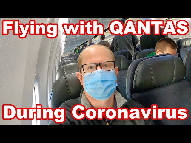 Flying with Qantas during COVID-19 pandemic - Sydney to Melbourne 4K economy trip report.