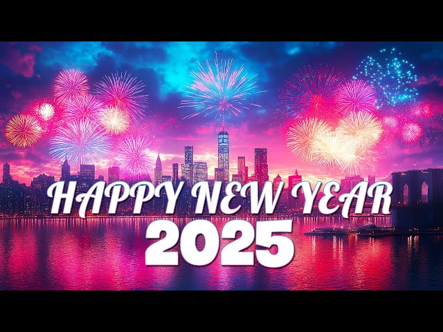 New Years Eve Fireworks 2025 🎉 Colorful Firework with Sounds 🎉 Stunning Fireworks Show