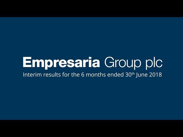 Empresaria Group (EMR) H1 results August 2018