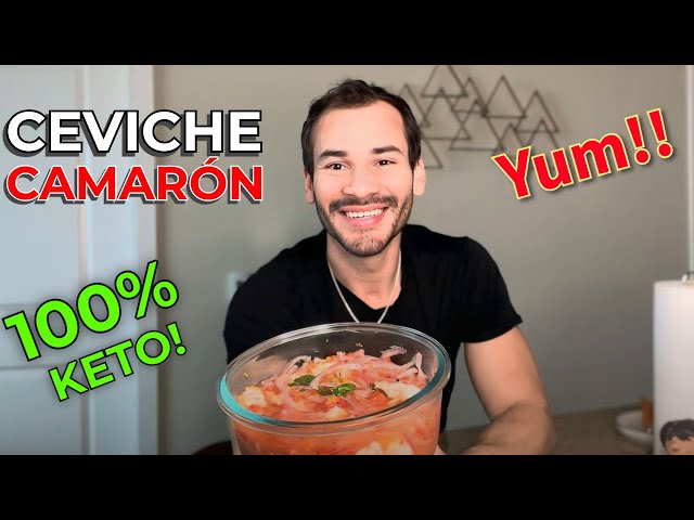 🔥 ¡Ceviche de Camarón Keto! Receta Fácil, Baja en Carbohidratos y Deliciosa 🦐🥑