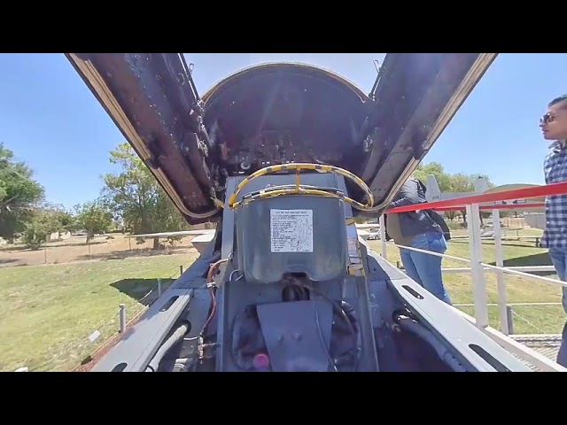 RA-5C Vigilante VR180 cockpit view Castle Air Museum